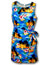 Sarong Hawaiian Dress Island Sunset Blue Pacific Legends