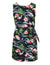 Tropical Flamingos Sarong Dress Black RJC