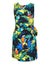 Parrots Paradise Short Sarong Dress Black RJC