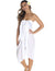 Sarong Pareo Cover up in Solid Colors White