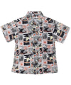 Sea Stories Boys Shirt Button-Up Gray Mae Young Designs