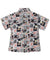 Sea Stories Boys Shirt Button-Up Gray Mae Young Designs