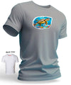 Hawaii Sea Turtle Men's Shaka T-Shirt Ash Shaka Time Hawaii