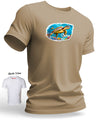 Hawaii Sea Turtle Men's Shaka T-Shirt Sand Shaka Time Hawaii