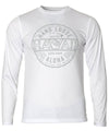 Shaka Hawaii Dri-Fit Long Sleeves T-Shirt White