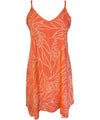 Short Dress with Scarf Hem Kalena Coral RJC