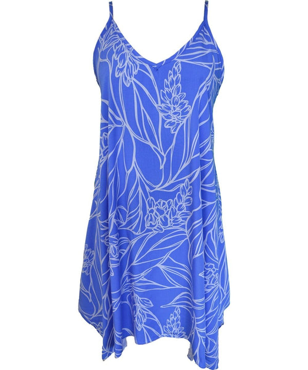 Short Dress with Scarf Hem Kalena – Shaka Time Hawaii