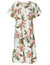 Kahua Plumeria Short Hawaiian Muumuu Dress Coral KY