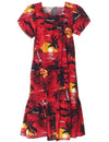 Short Muumuu Dress Sunset Luau - ShakaTime