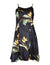 Bamboo Paradise Spaghetti Strap Hawaiian Dress in Black Black Paradise Found