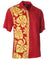 Side Design Prince Kuhio Hawaiian Shirt Red-Gold Red Hilo Hattie