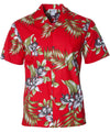 Silver Orchids Shirt Red Aloha Republic