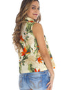 Sleeveless Aloha Women's Blouse Ginger