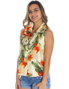 Sleeveless Aloha Women's Blouse Ginger