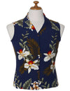 Orchids Hanapepe Aloha Sleeveless Rayon Blouse