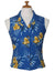 Sleeveless Blouse Blue Aloha Okalani Blue Two Palms