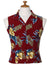 Red Sleeveless Women's Blouse Aloha Okalani Red Two Palms