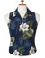 Ka Pua Floral Sleeveless Blouse Navy Pacific Legend