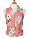 Sleeveless Hawaiian Shirt Lanai Peach Pacific Legend