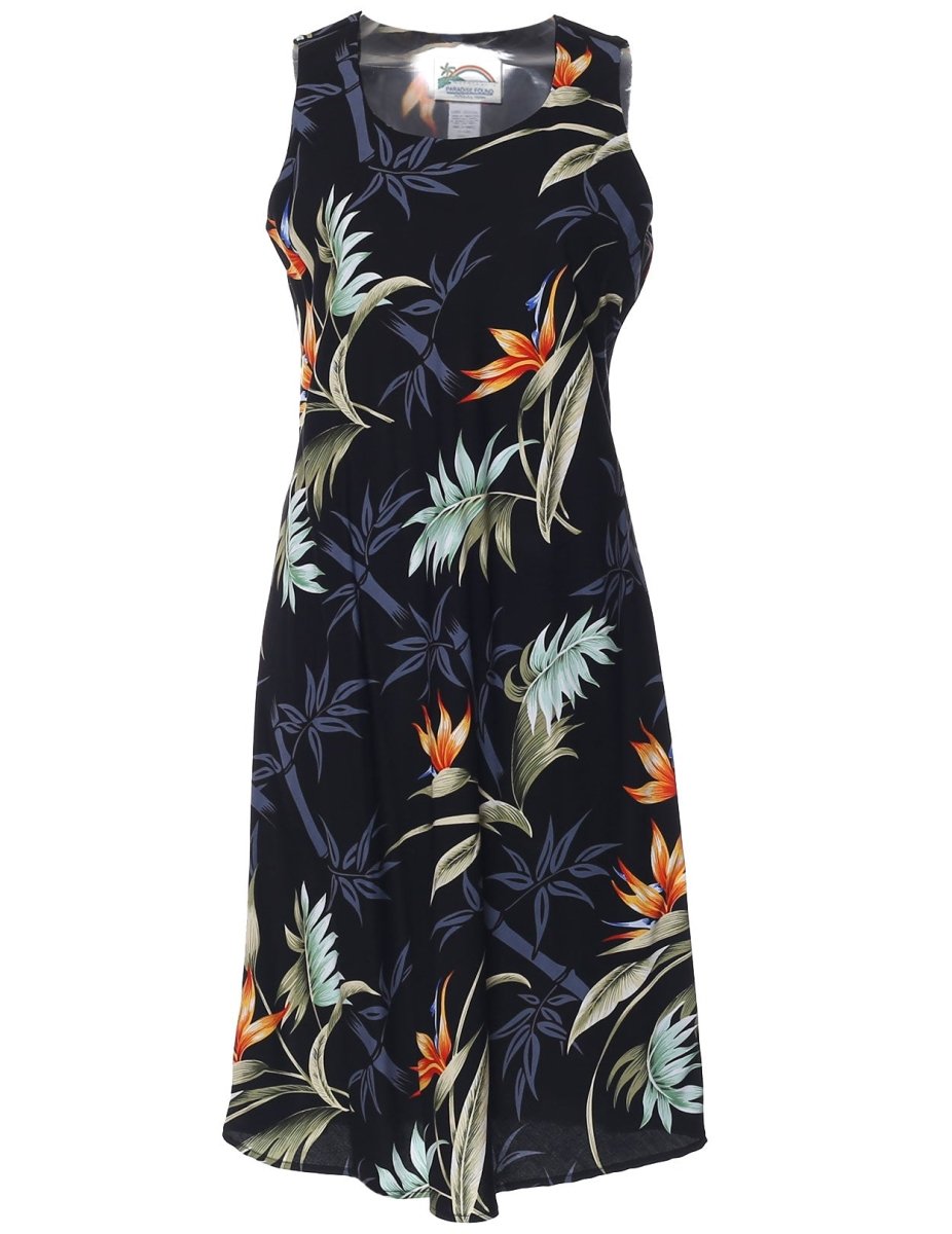 Sleeveless Hawaiian Dress Bamboo Paradise – Shaka Time Hawaii