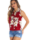 Sleeveless Hawaiian Shirt Lanai