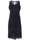 Sleeveless Knee Length Dress Bamboo Black Paradise Found