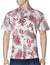 Slim Fit Hawaiian Shirt Fantasy Pineapples Red KY