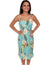 Hawaiian Midi Slip Dress Island Ceres Green Green Two Palms