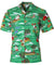 Snowman Hawaii Vacation Christmas Shirt Green Aloha Republic