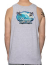 Sun-Sand-Surf Hawaiian Tank-Top Tee Ash Shaka Time Hawaii