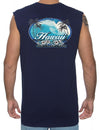 Sun-Sand-Surf Men's Muscle T-Shirt Navy Shaka Time Hawaii