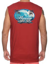 Sun-Sand-Surf Men's Muscle T-Shirt Red Shaka Time Hawaii