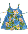 Sundress for Girls Paina Aloha Sky Blue KY