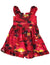 Sunset Luau Girl's Sundress Red Royal Creations