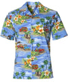 Surf Ride Shirt a Woody Van Story Blue Aloha Republic