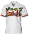 Surfer Oasis Woody Stop Hawaiian Shirt White Royal Creations