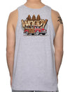 Surfers Woody Car Hawaiian Tank Top Ash Shaka Time Hawaii