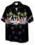 Surfing Woody Car Aloha Shirt Black Pacific Legends