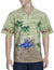 Sweet-Ride Woody Hawaiian Border Shirt Green KY