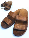 Tan Two Strap Jesus Sandals Slip-On Jandals Hawaii Tan