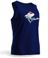 Tank Top Cool Shark Navy Shaka Time Hawaii