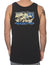 Tank Top Hawaiian Islands Map Black Shaka Time Hawaii