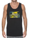 Tank Top Tropical Paradise Hawaii Black