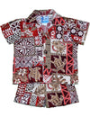 Tapa Honu Toddler Boy's Clothes Set Red RJC