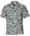 Tapa Hook Aloha Shirt Green Royal Creations