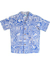 Tapa Island Life Boys Shirt Light Blue RJC