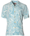 Taro Leaf Resort Shirt Sky Blue Paradise Found