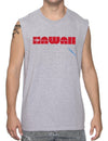 The Hawaii Shark Muscle Tee Ash Shaka Time Hawaii