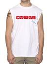 The Hawaii Shark Muscle Tee White Shaka Time Hawaii