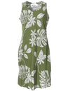 Tiare Hawaiian Dress Sleeveless Green Paradise Found